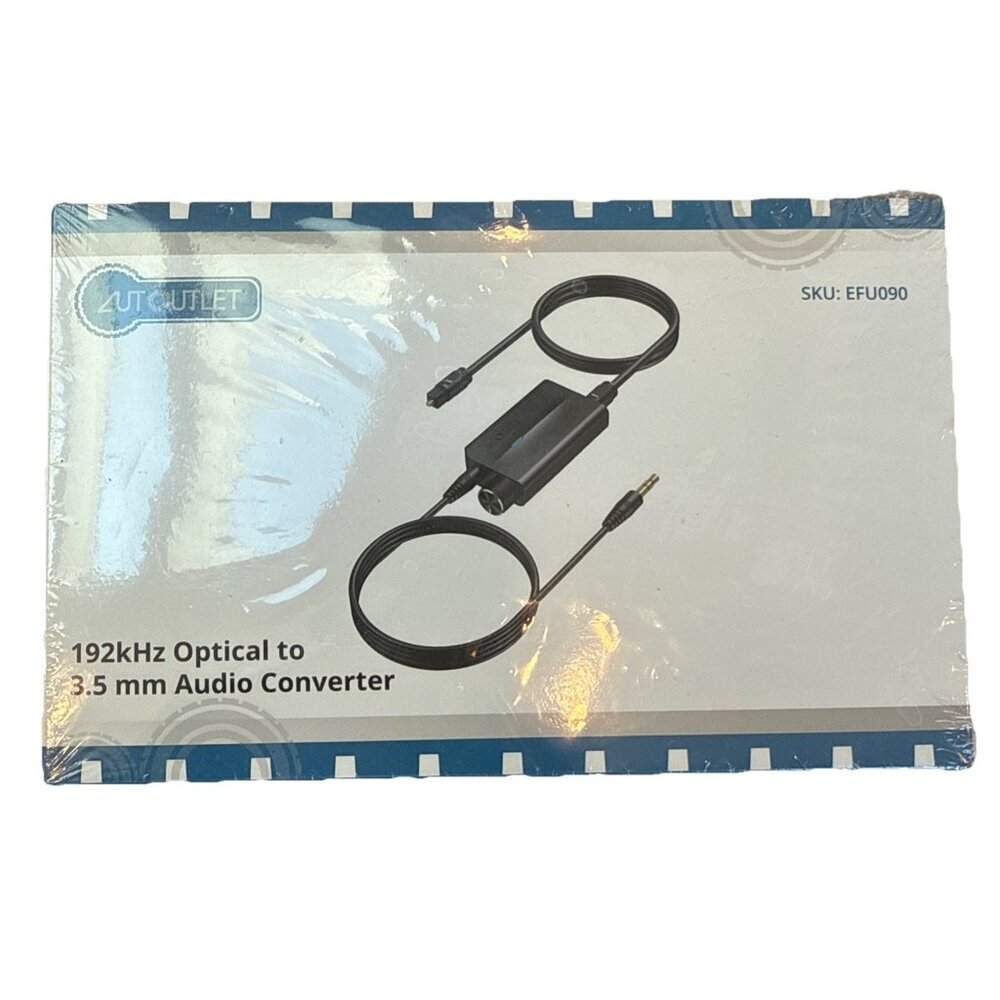 AutOutlet 192kHz Optical to 3.5mm Audio Converter